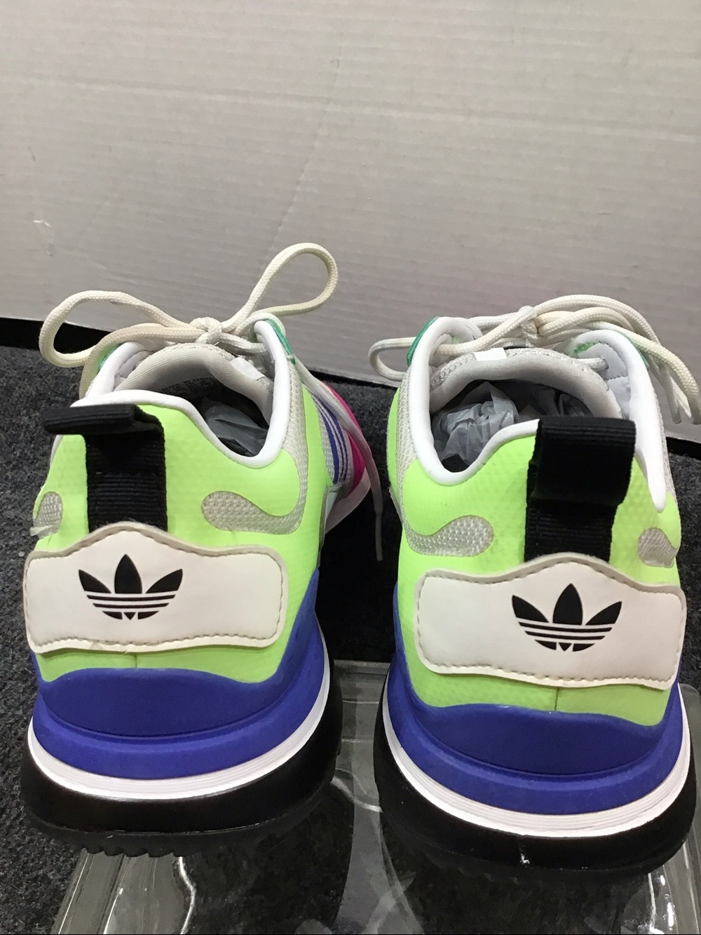 Adidas men’s ZX700HD retro neon sneakers 11 GX3436 - Picture 8 of 11